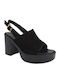 Leder Sandalen Schwarz