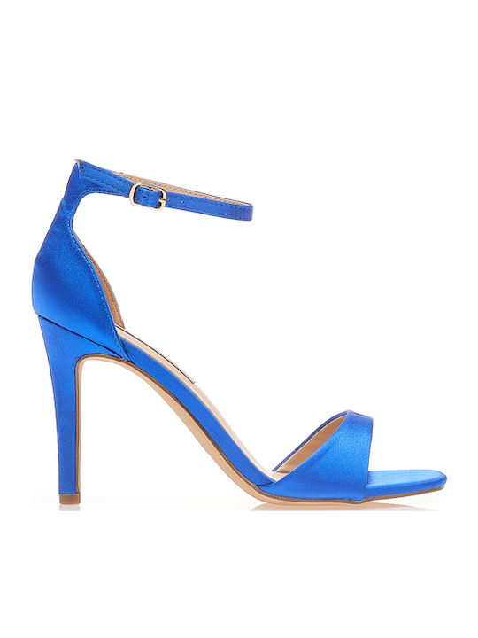 Tsoukalas Stoff Sandalen Blau