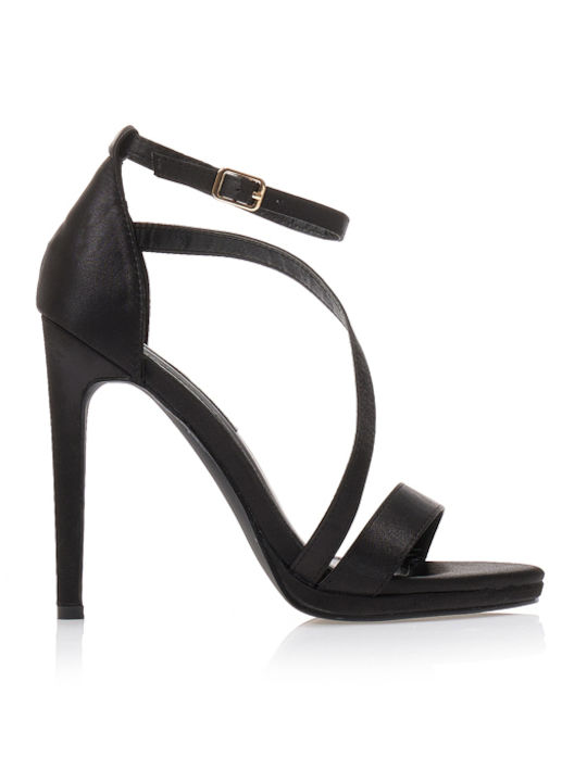 Tsoukalas Fabric Sandals Black