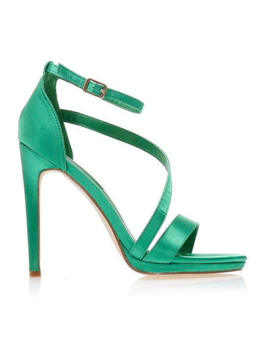 Tsoukalas Fabric Sandals Green