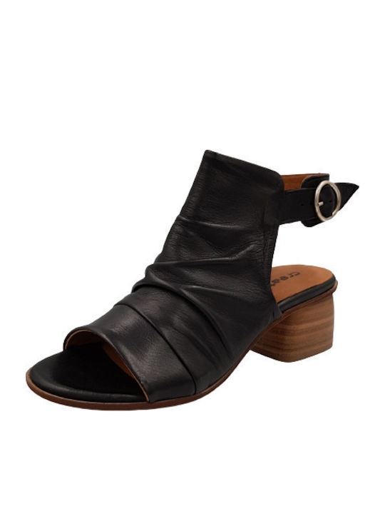 Creator Din piele Sandale Negre