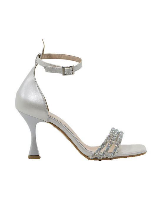 Piedini Women's Sandals with Ankle Strap White