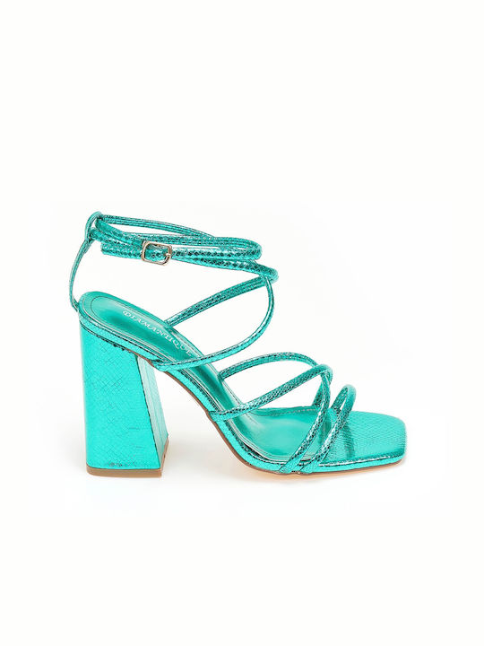 Diamantique Women's Sandals Turquoise Z-12