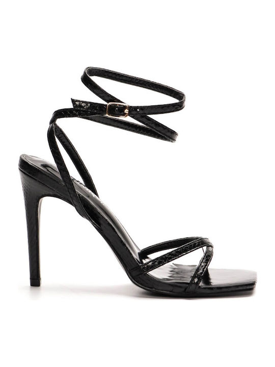 Diamantique Sandale Negre