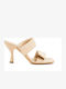Leder Sandalen Beige