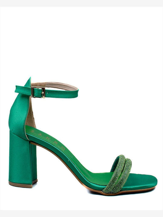 Zakro Collection Women's Sandals with Ankle Strap Green