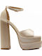 Sandalen Beige