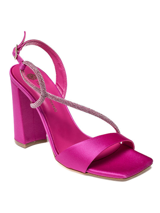 Franchesca Moretti Sandale dama in Culorea Fuchsia