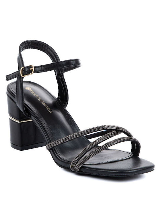 Franchesca Moretti Damen Sandalen in Schwarz Farbe