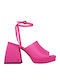 Material textil Sandale dama in Culorea Fuchsia