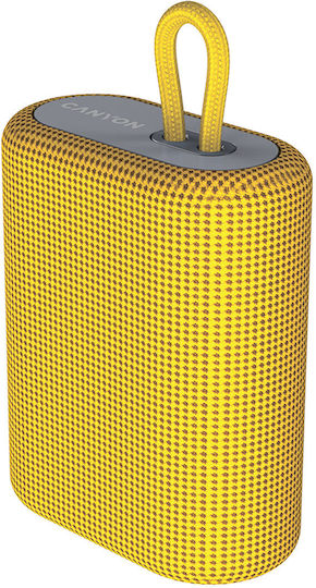 Canyon BSP-4 Bluetooth Speaker 5W with Radio and Battery Life up to 4 hours Yellow
