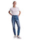 Pieces High Waist Women's Jean Trousers in Regular Fit