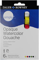 Daler Rowney Multicolour Tempera Colour Paints 12ml
