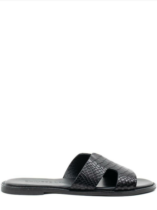 Sandale Casual Damă Din Piele Negru