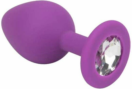 Loving Joy Anal Plug with Vibration Medium Purple