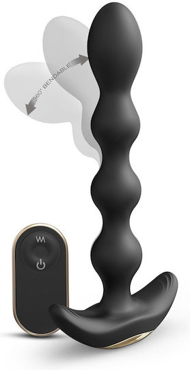 Love to Love Anal Plug mit kabelloser Funktion und Vibration Klein Schwarz 18.2cm