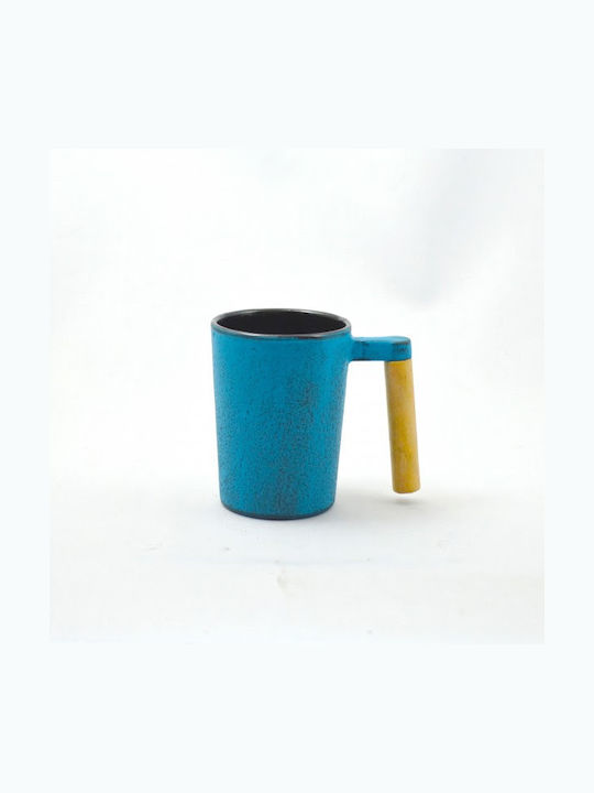 Cast Iron Espresso Cup Set 200ml Blue