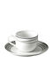 Van Kottler Set of Cups Coffee Porcelain White 90ml 6pcs
