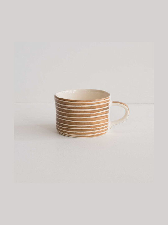 Ceramic Brown Cup Set Multicolour