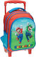 Gim Super Mario School Bag Trolley Kindergarten Multicolored