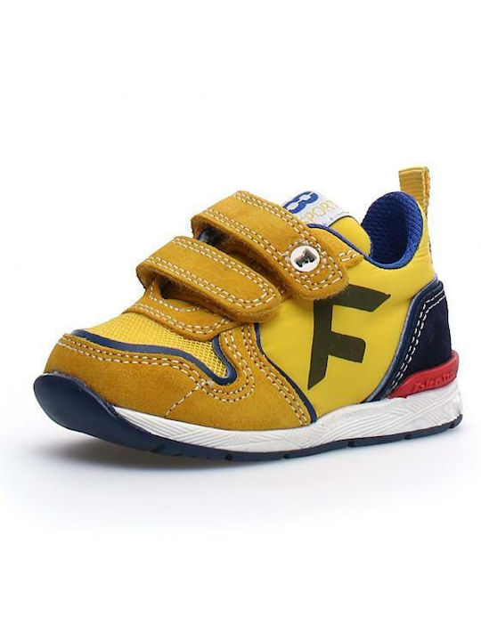 Naturino Kids Sneakers with Scratch Yellow