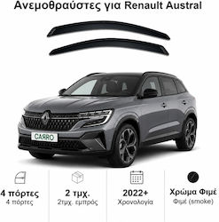 Heko Set Car Windbreakers Front Dark Fime for Renault Austral 2 Pieces
