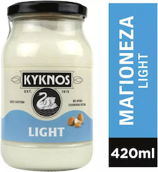 Kyknos Light Mayonnaise Glass Jar 420ml