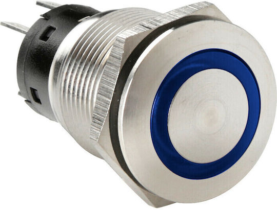 Lampa Διακόπτης On/Off Αυτοκινήτου 12V-24V Μπλε