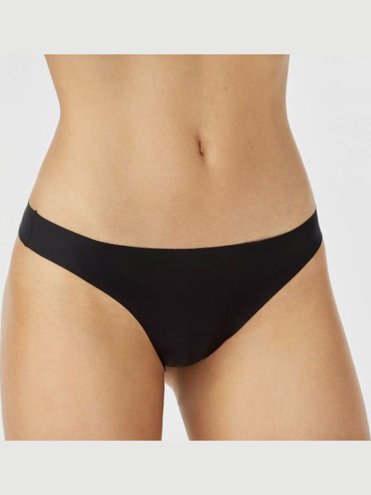 Γυναικεία Slip 2Pack χωρίς Ραφές Μαύρα
