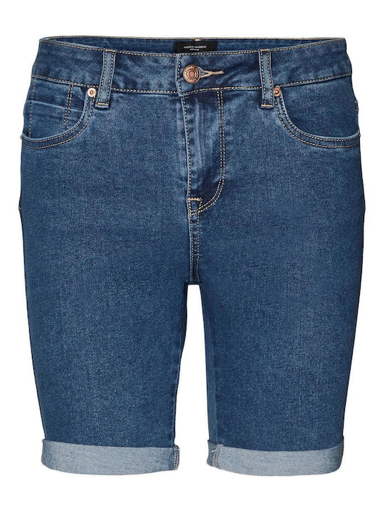 Vero Moda Γυναικεία Βερμούδα Τζιν Medium Blue Denim