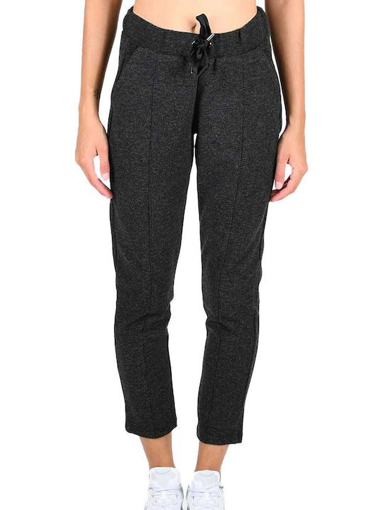 Freddy Women's Fabric Trousers Tapered Gray