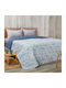 Whitegg Tagesdecke Einzelbett aus Polyester Weiß 160x240cm