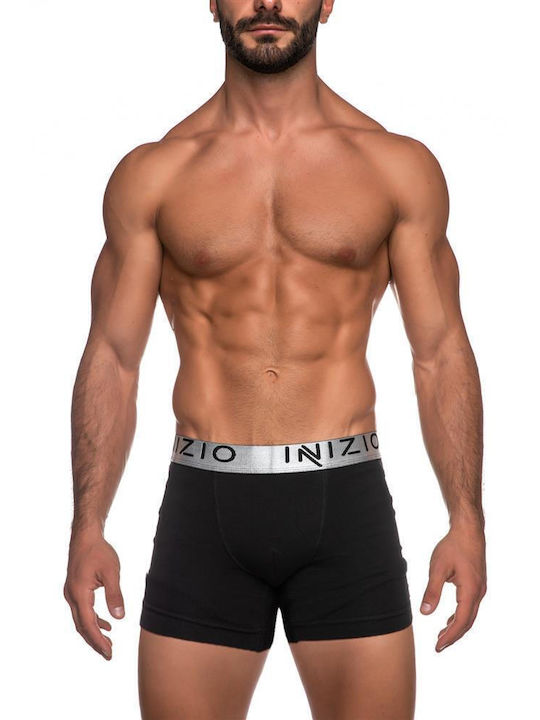 Inizio Herren Boxershorts Schwarz 1Packung