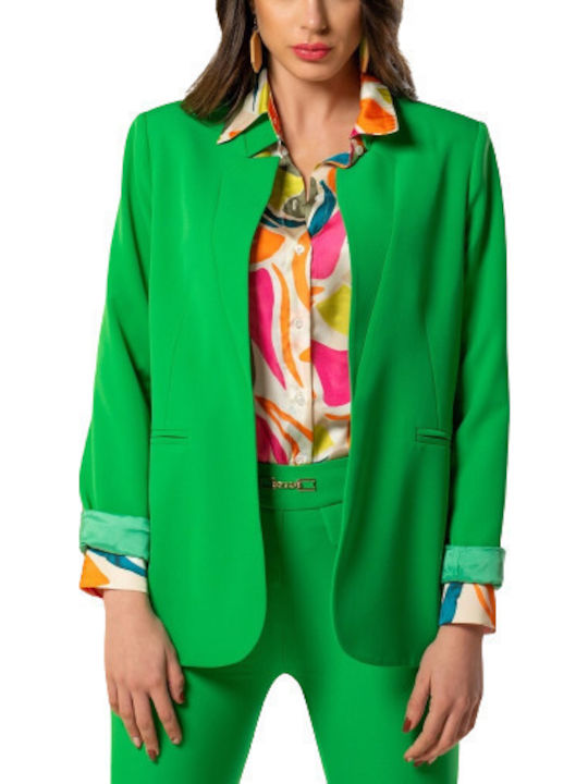Derpouli Women's Blazer Green