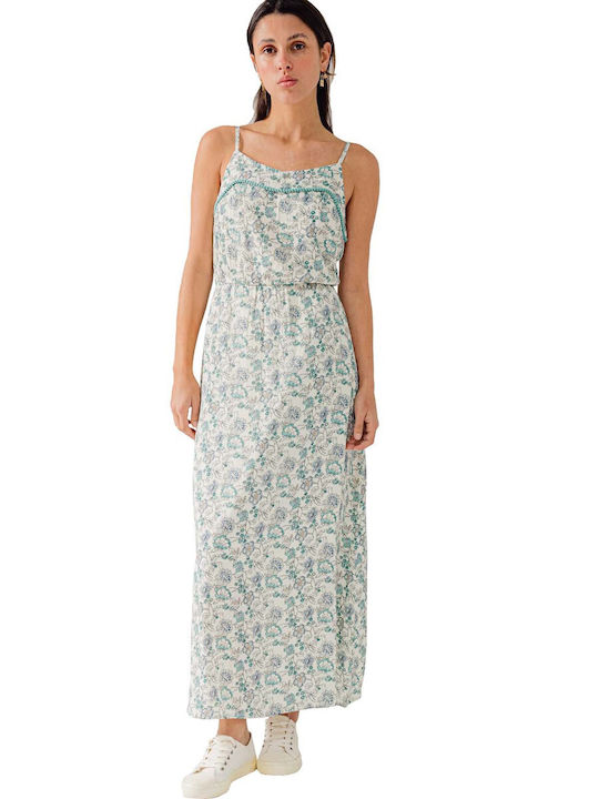 C'est Beau La Vie Sommer Maxi Kleid Grün