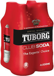 Tuborg Σόδα με Ανθρακικό 4x500ml Tuborg Σόδα με Ανθρακικό 4x500ml