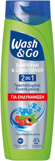 Wash & Go Σαμπουάν Αναδόμησης/Θρέψης για Εύθραυστα Μαλλιά