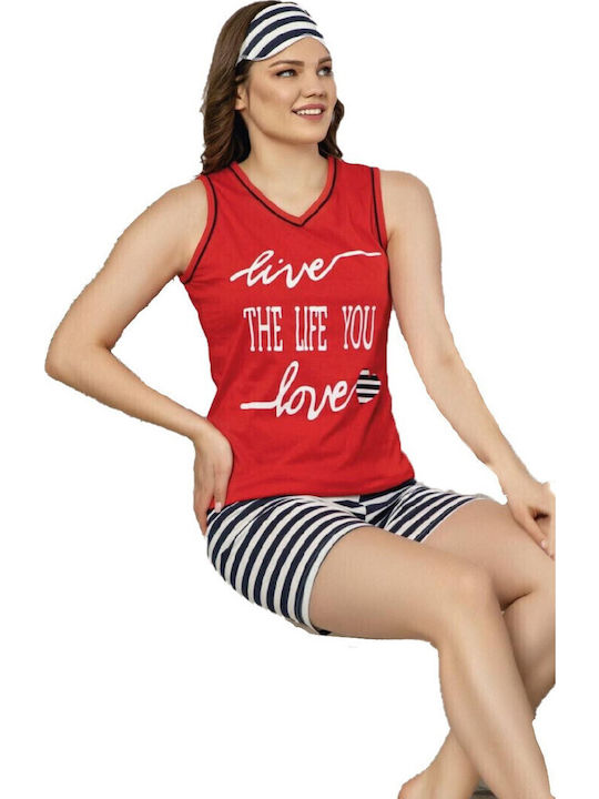 Mirano Homewear Summer Women's Pyjama Set Red