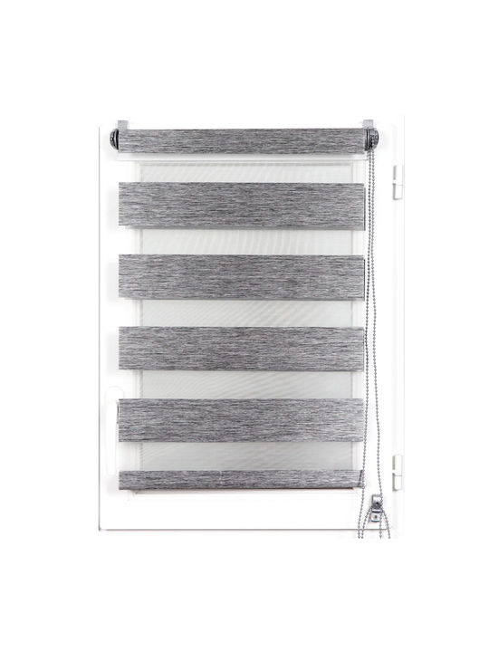 Roller Blinds Partial Blackout Double Gray W75xH180cm 352575180958