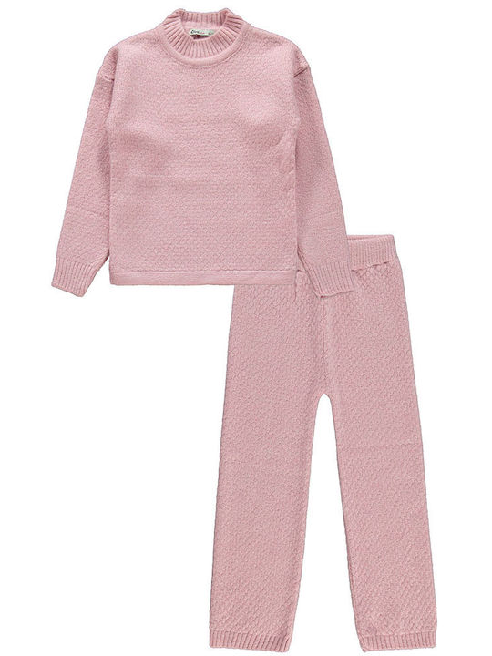 Civil Kids Set with Pants Winter 2pcs Pink