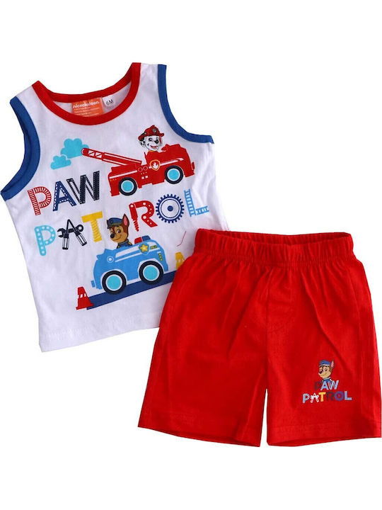 Kids' Set with Shorts Summer 2pcs White