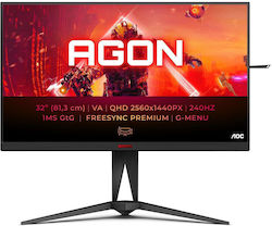 AOC Agon AG325QZN VA HDR (High Dynamic Range) Монитор 31.5" QHD 2560x1440 240Hz с време за реакция 1мс GTG