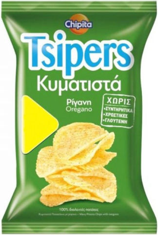 Tsipers Kartoffelchips mit Geschmack mit Oregano 80gr