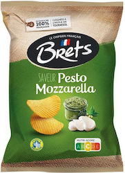 Bret's - Le Chipsier Francais Πατατάκια με Γεύση Pesto Mozzarella 125gr