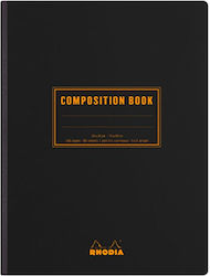 Rhodia Notebook B5 Ruled Black