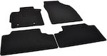 Rigum Set of Front and Rear Mats 4pcs from Carpet for Toyota Auris / Corolla Black