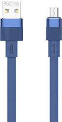 Remax RC-C001 Regulär USB 2.0 auf Micro-USB-Kabel Blau 1m 1Stück