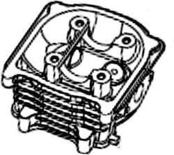 Kymco Motorcycle Cylinder Head Kymco People