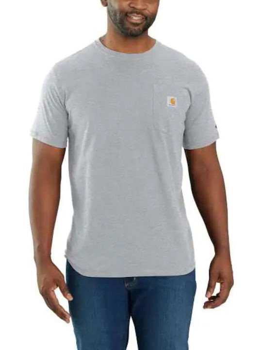 Carhartt Herren Sport T-Shirt Kurzarm Gray