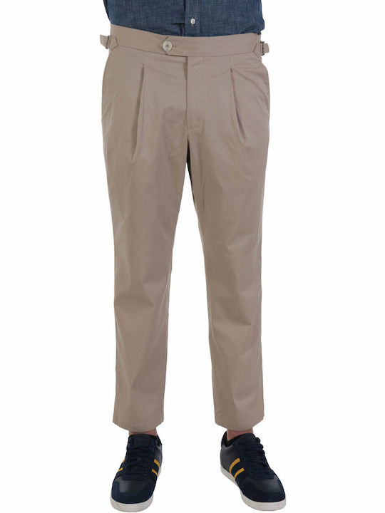 Selected Trousers Elastic Beige